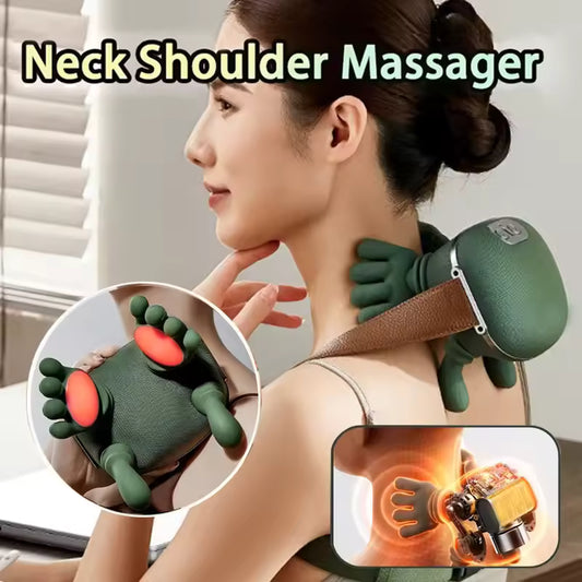 Neck Massager Back Shoulder Massager for Muscle Relax Multifunctional Neck And Shoulder Relaxing Massage Shawl Massaging body
